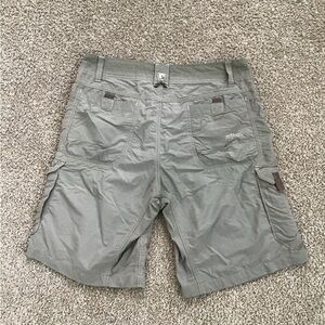 Kuhl Renegade Cargo Shorts Men Nylon Hiking Camping Mountain Brown Size 32